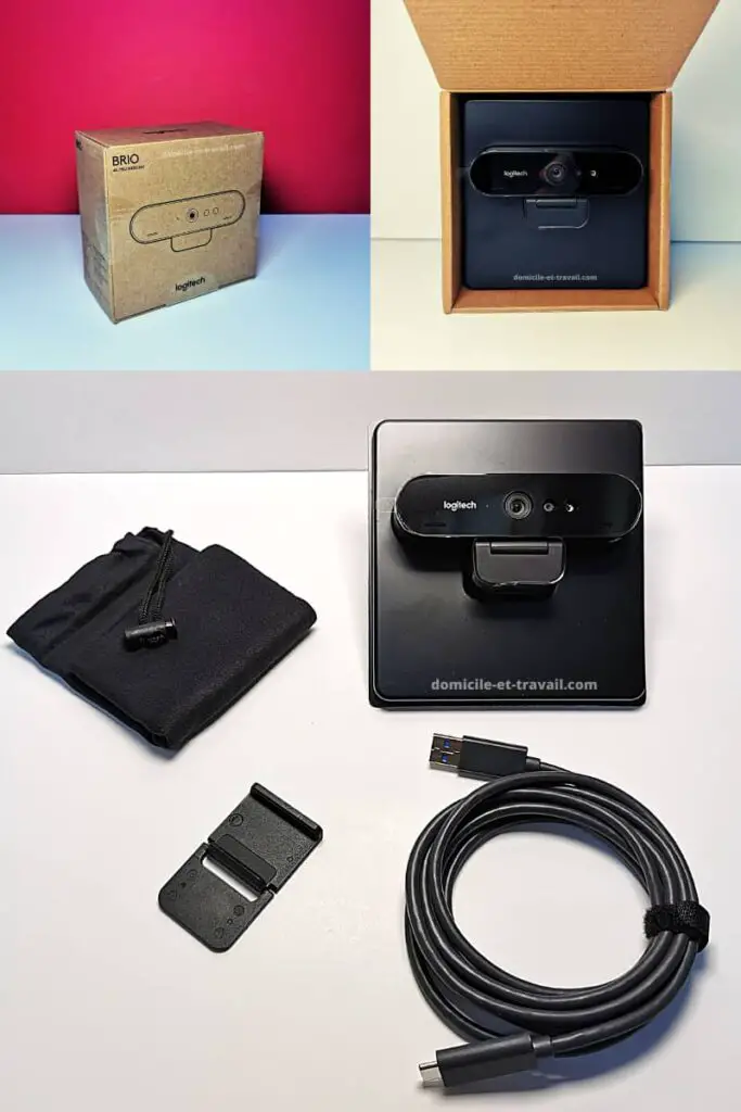 Meilleure webcam pour le télétravail : Logitech Ultra HD Brio Business - Modèle 960-001106
